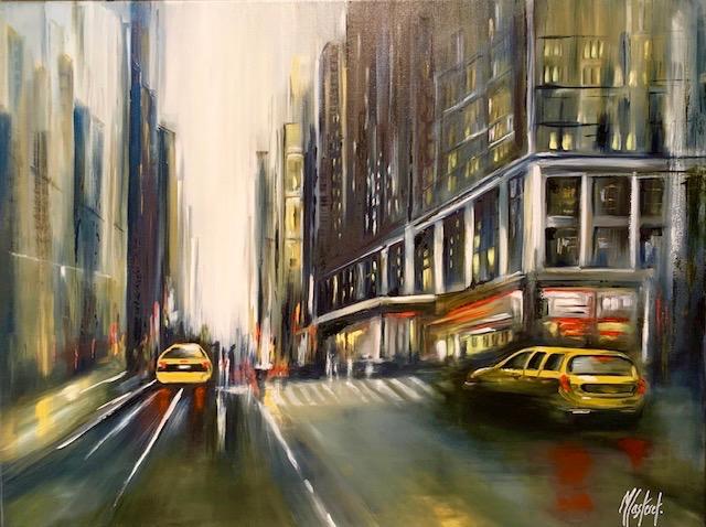 RUE NEW YORKAISE  (80 X 60)